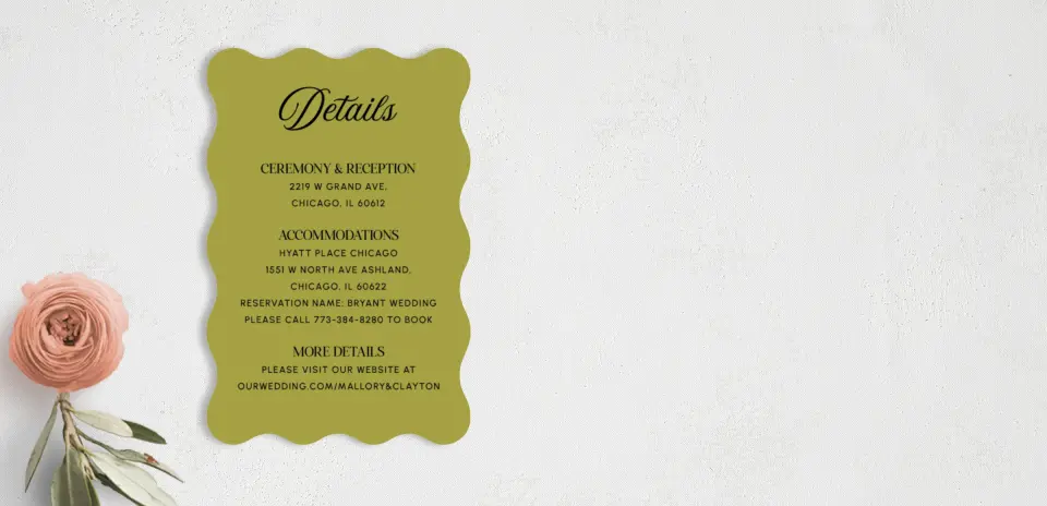 Wedding Invitation Shapes