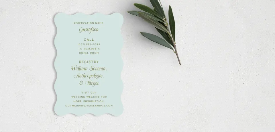 Wedding Invitation Shapes