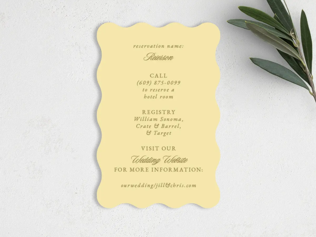 Wedding Invitation Shapes