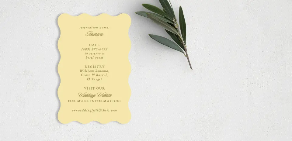 Wedding Invitation Shapes