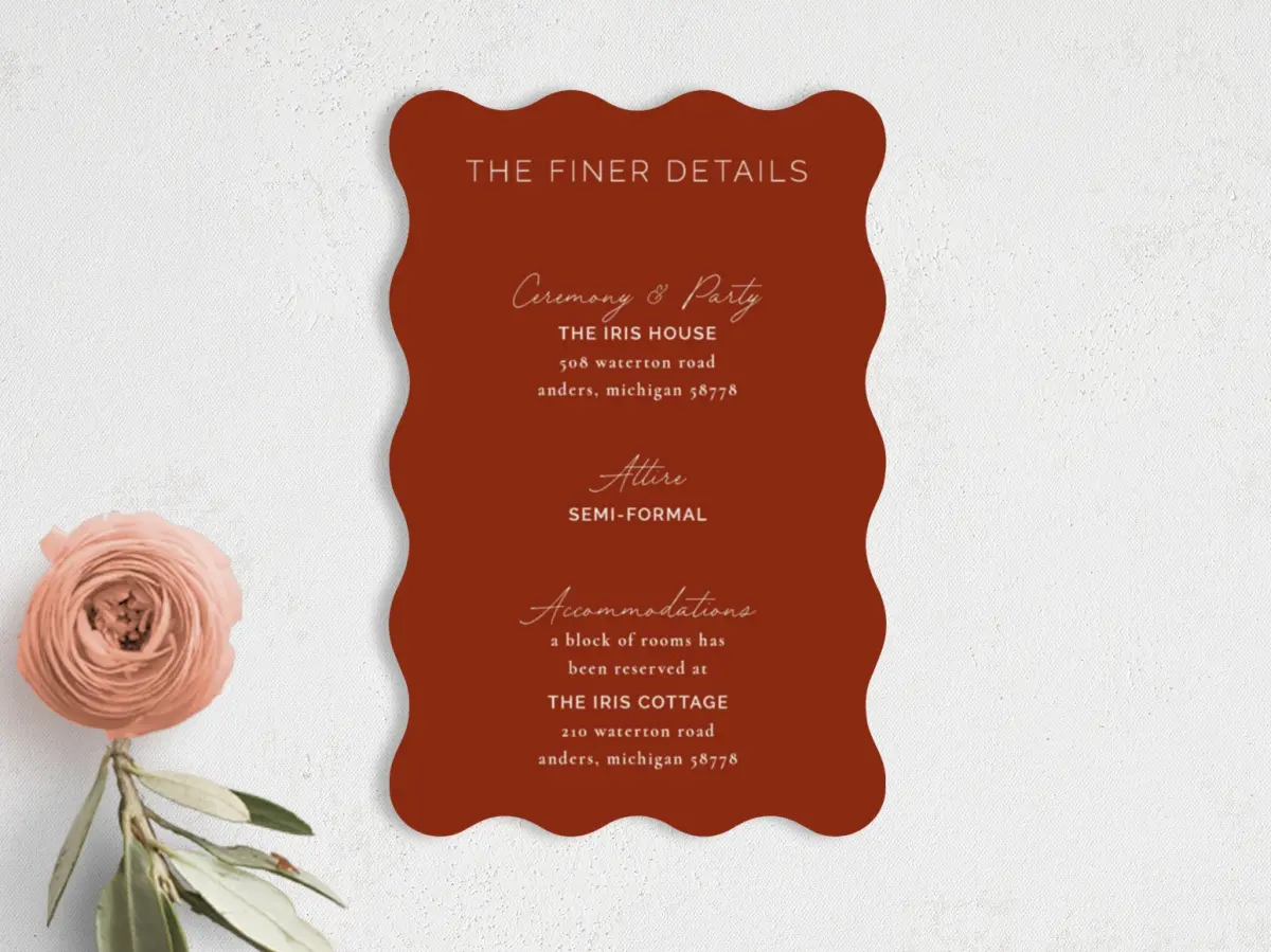 Wedding Invitation Shapes