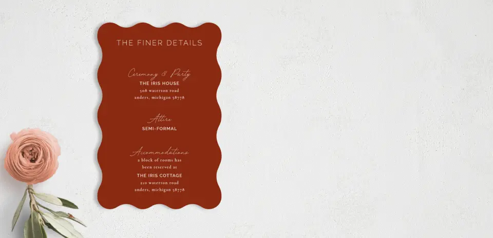 Wedding Invitation Shapes