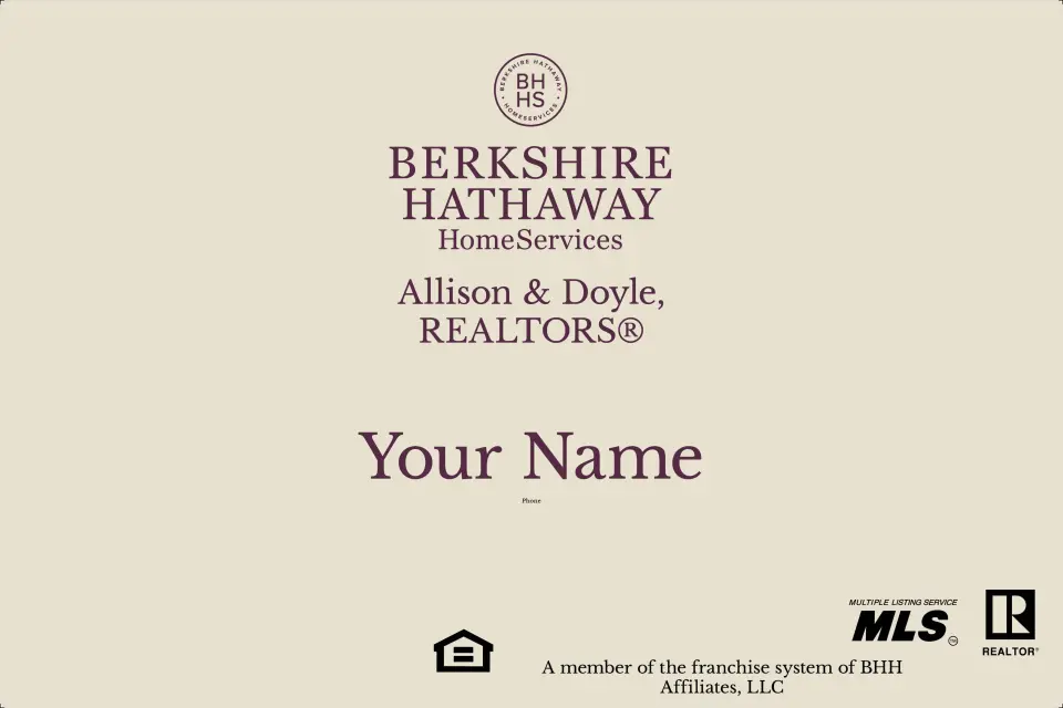 This is a 12" x 18" Car Magnet called Berkshire Hathaway HomeServices Car Magnets printed in full color