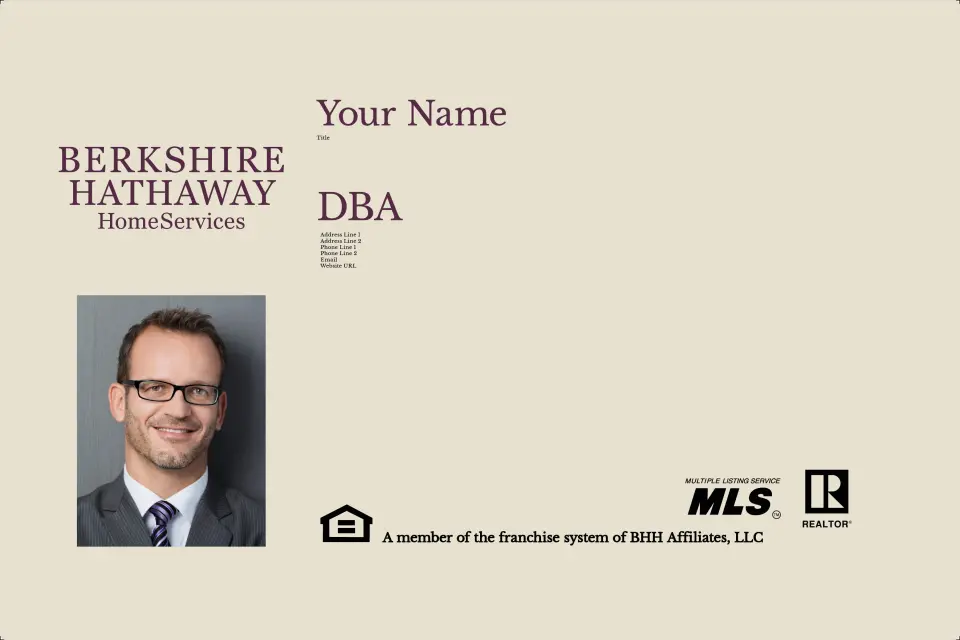 This is a 12" x 18" Car Magnet called Berkshire Hathaway HomeServices Car Magnets printed in full color