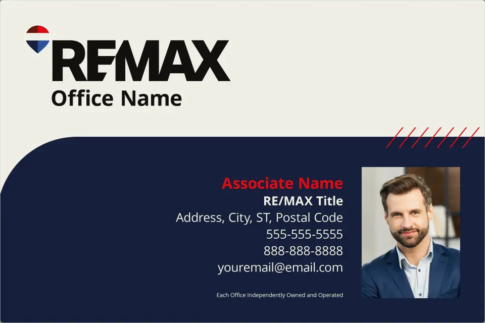 This is a 12" x 18" Car Magnet called REMAX Arched Agent printed in full color