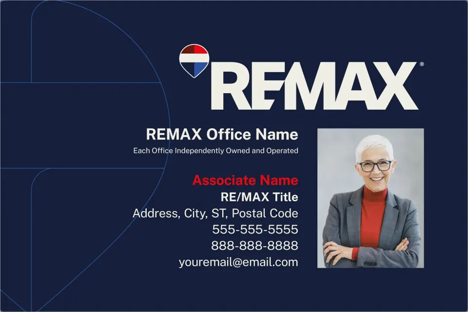 This is a 12" x 18" Car Magnet called REMAX Balloon Outline printed in full color