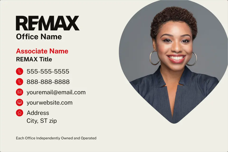 This is a 12" x 18" Car Magnet called REMAX Local Lens printed in full color