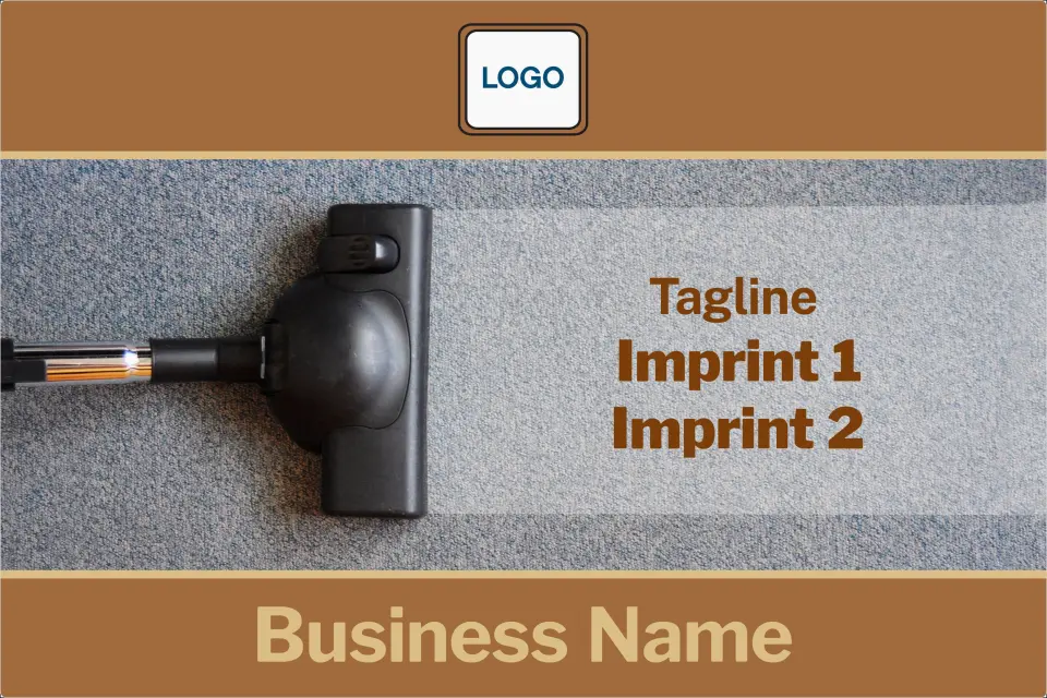 This is a 12" x 18" Car Magnet called Impressive Cleaning printed in full color