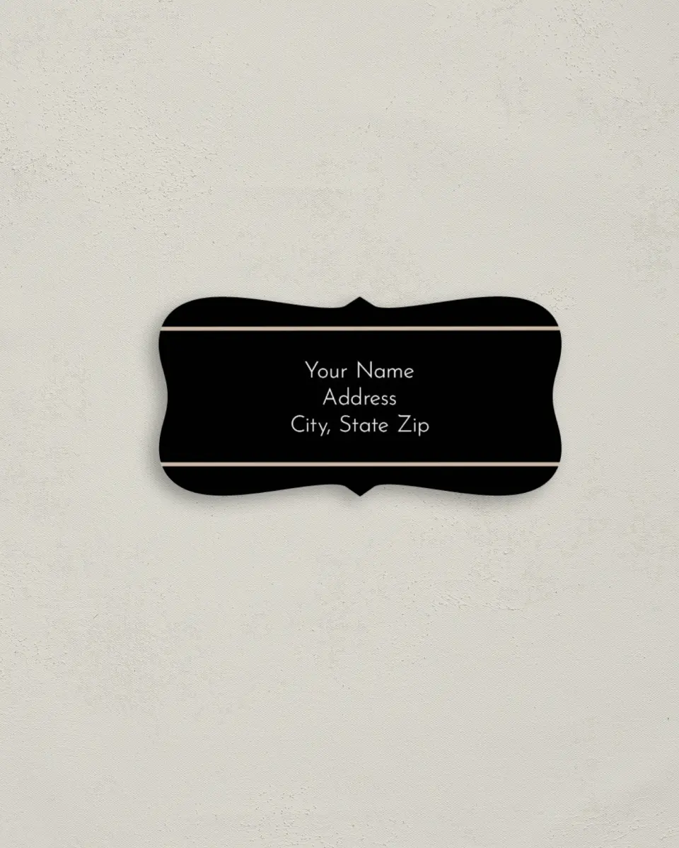This is a 3" x 1½" Return Address Label called Vision of Love printed in full color