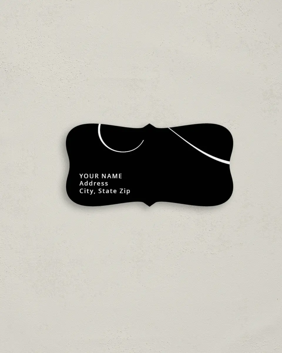 This is a 3" x 1½" Return Address Label called Love Infinity printed in full color