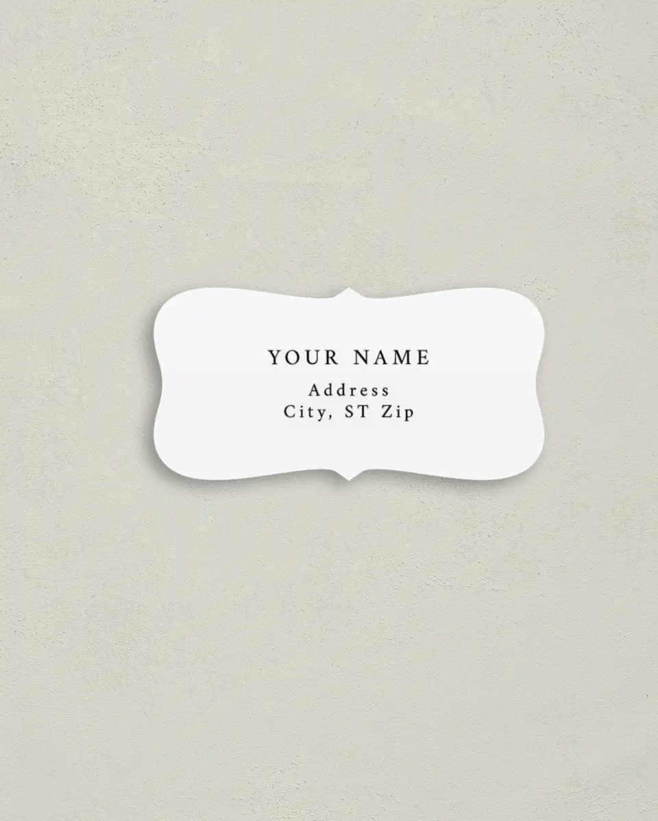 This is a 3" x 1½" Return Address Label called Love is Everything printed in full color