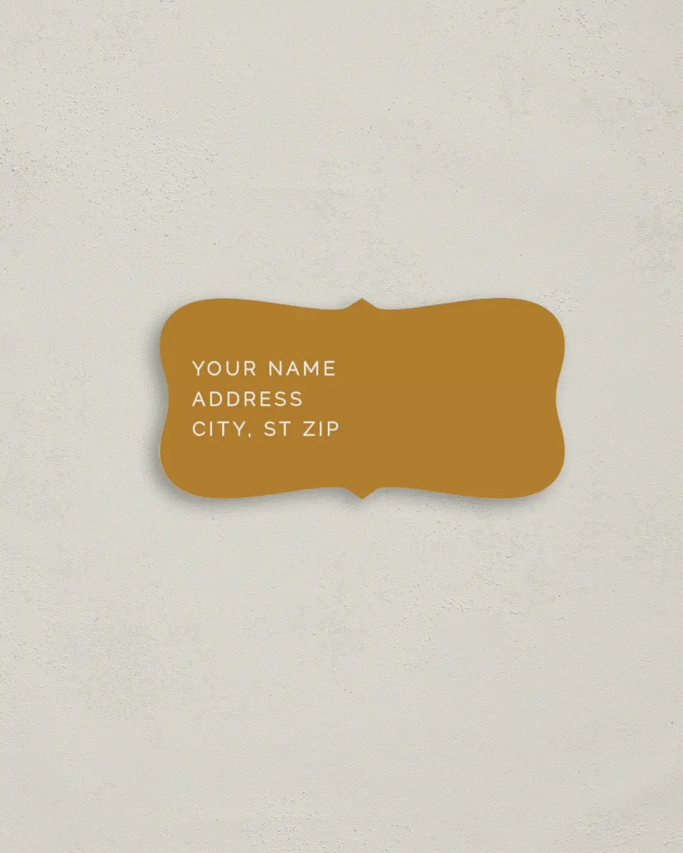 This is a 3" x 1½" Return Address Label called Joined Together printed in full color