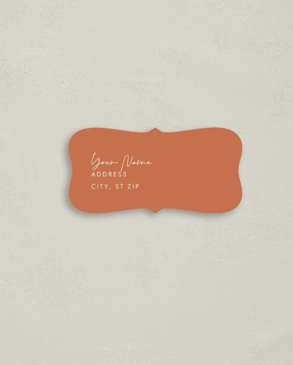 This is a 3" x 1½" Return Address Label called The Jaylin printed in full color