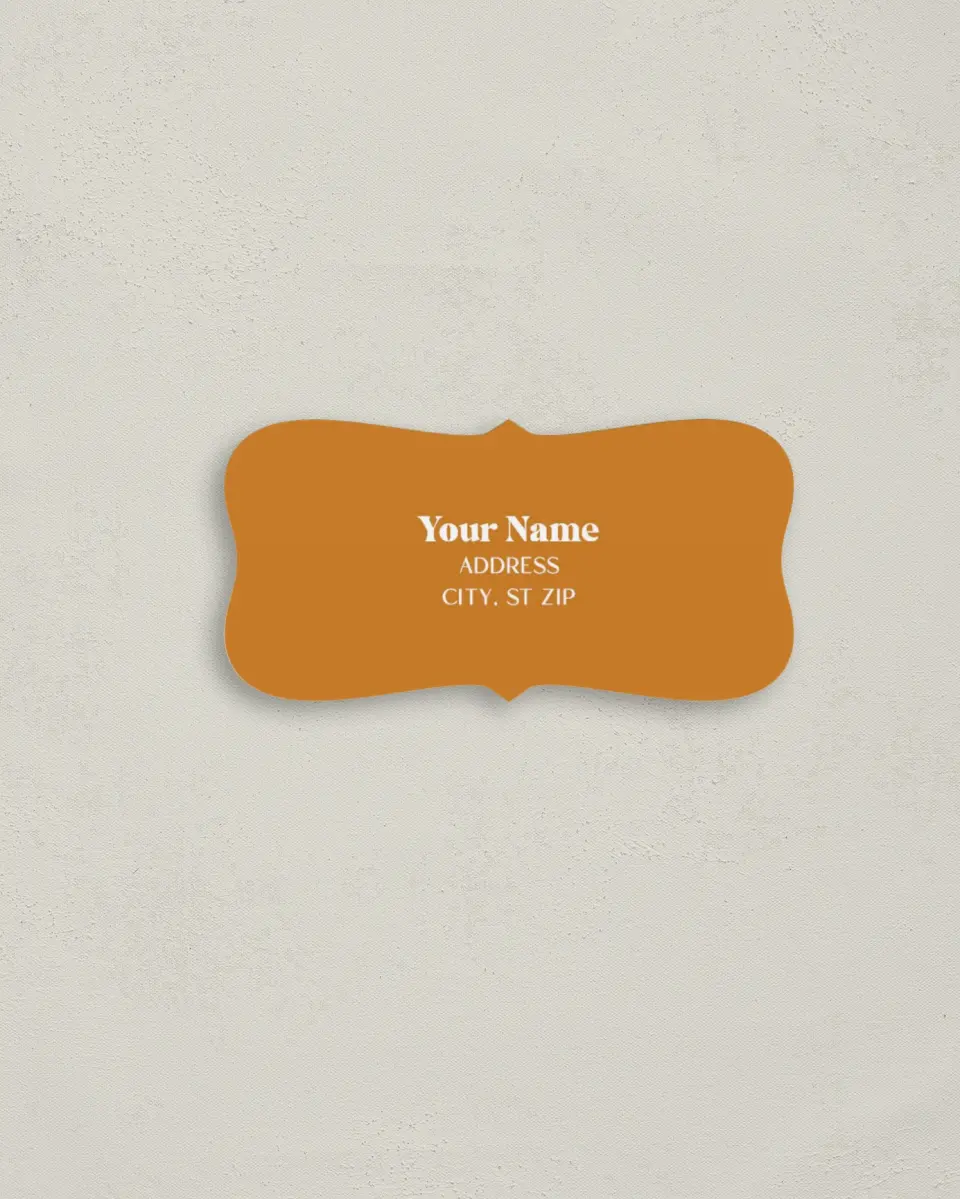 This is a 3" x 1½" Return Address Label called The Kandice printed in full color