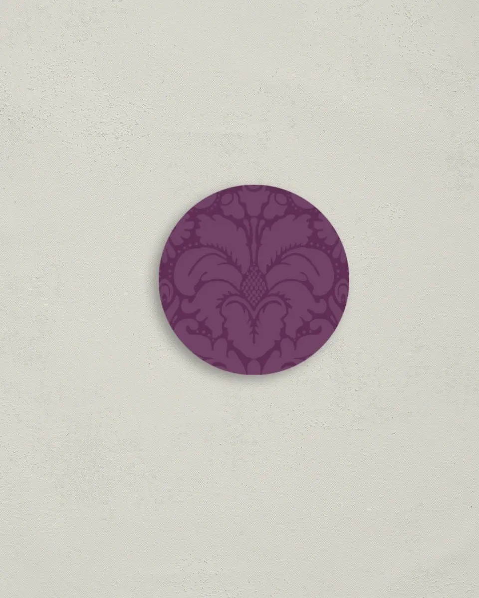 This is a 2" circle Envelope Seal called Forever Exquisite printed in full color
