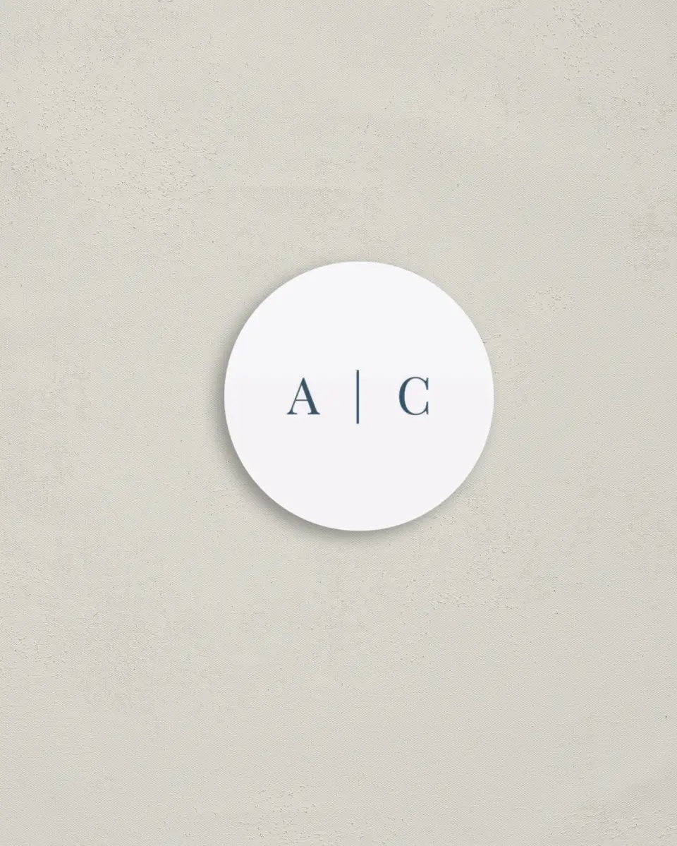 This is a 2" circle Envelope Seal called Mod Deco printed in full color