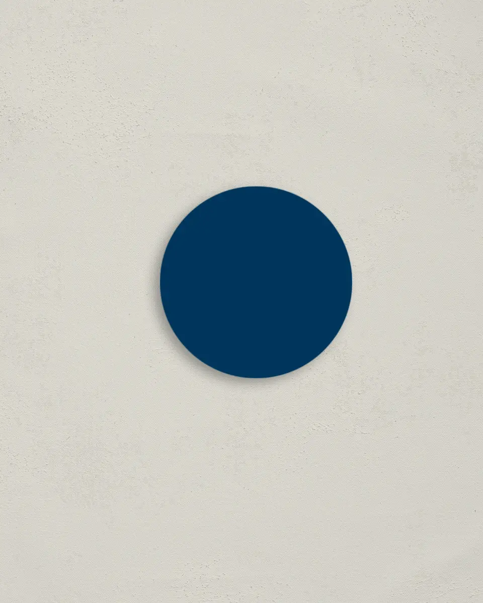 This is a 2" circle Envelope Seal called Solid Color printed in full color