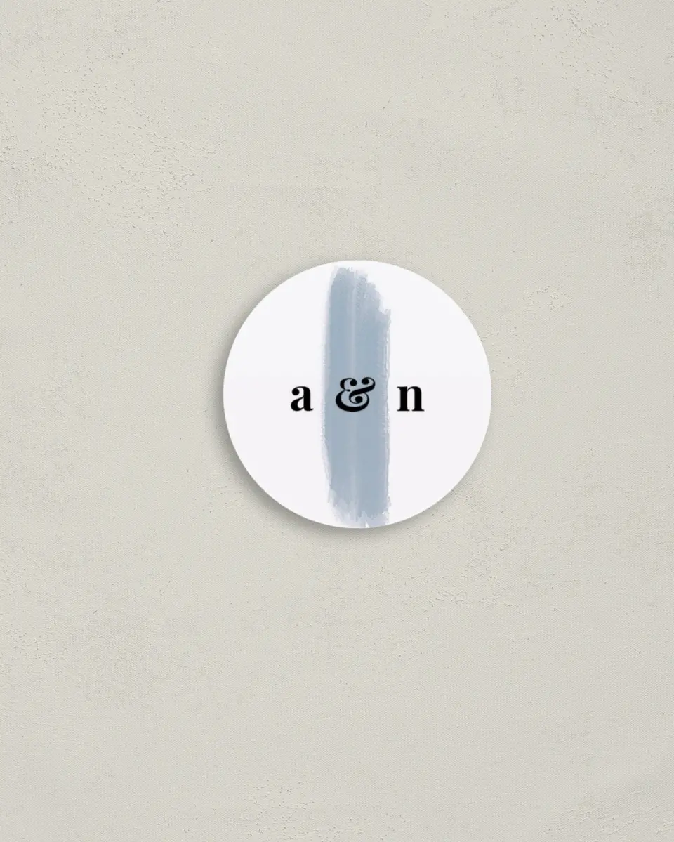 This is a 2" circle Envelope Seal called Favorite Place printed in full color
