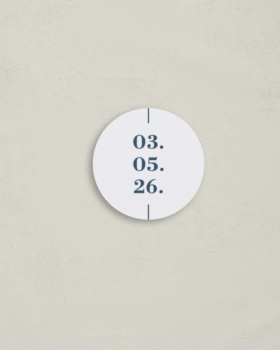 This is a 2" circle Envelope Seal called For Eternity printed in full color