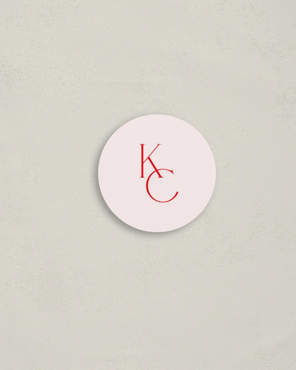 This is a 2" circle Envelope Seal called Initial Unity printed in full color