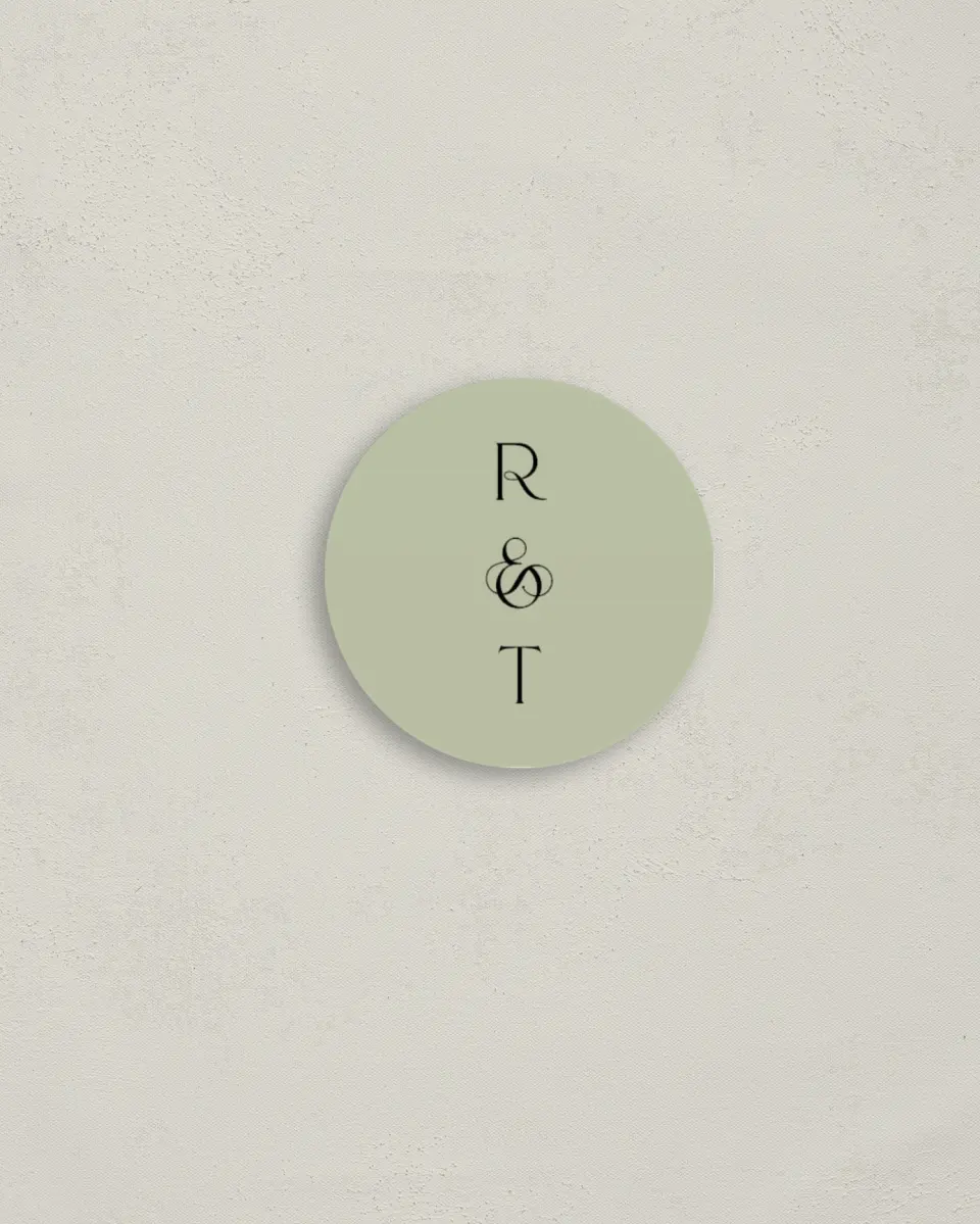 This is a 2" circle Envelope Seal called The Ruby printed in full color