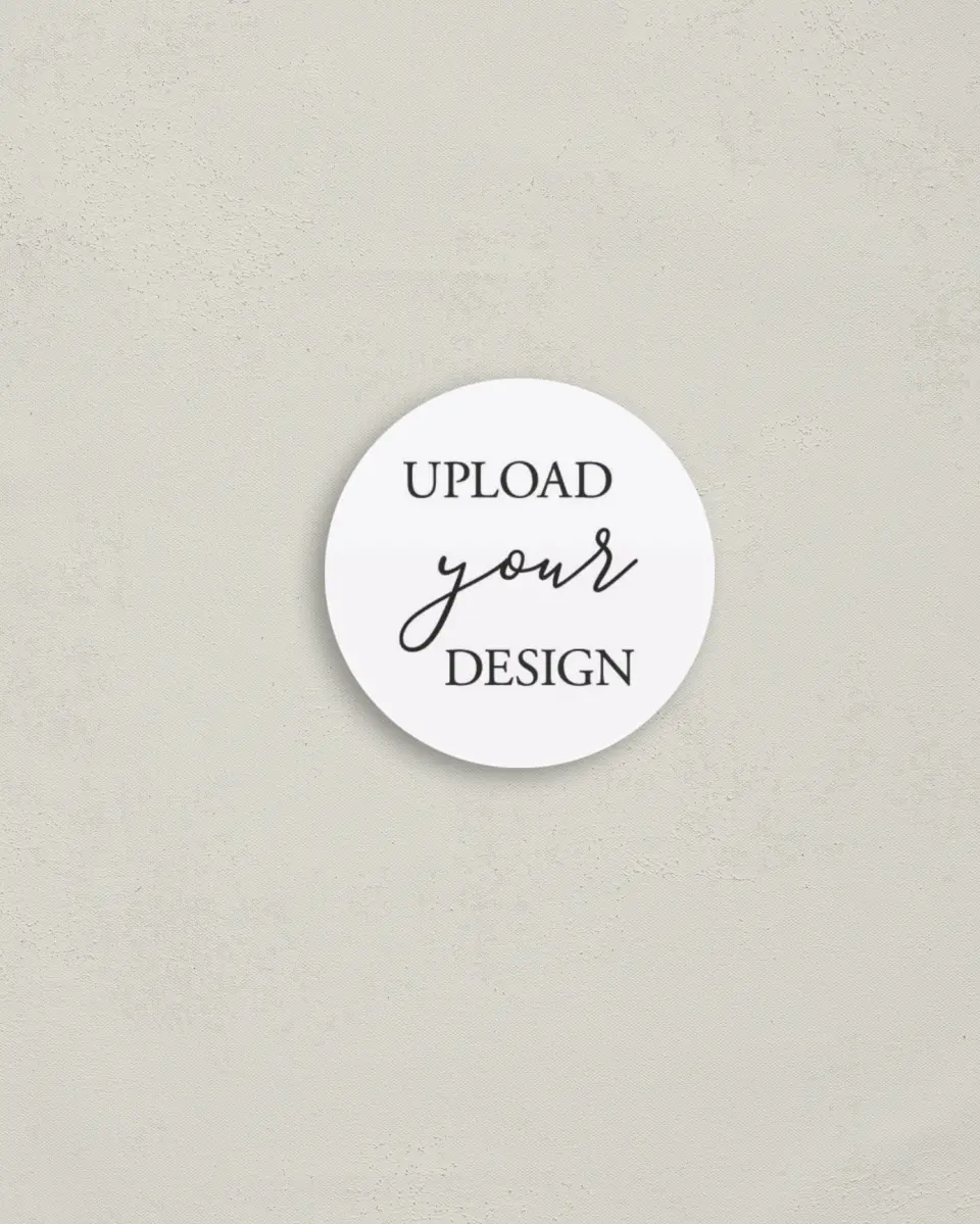 This is a 2" circle Weddings Upload Your Design called 2" Large Round Seals printed in full color
