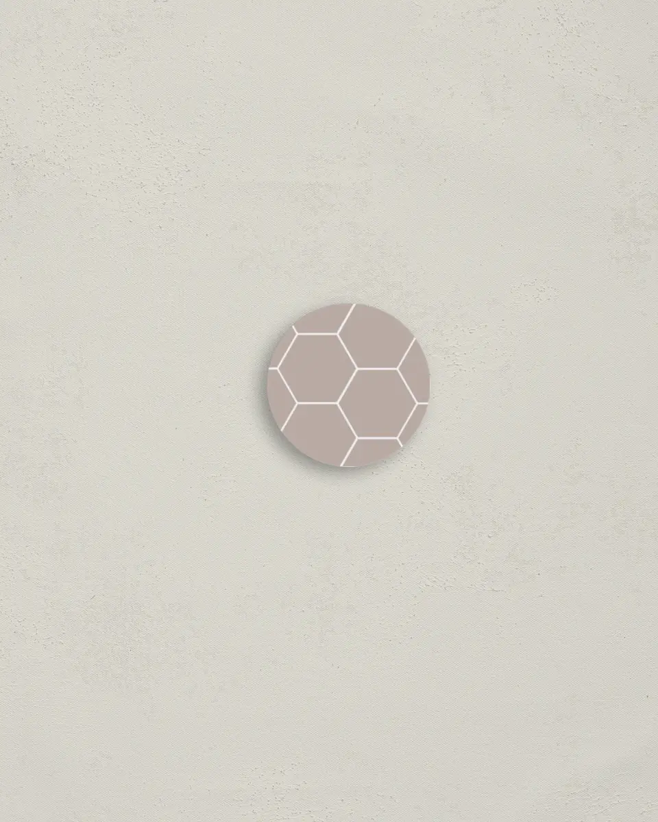 This is a 1¼" circle Envelope Seal called Honeycomb Sweetness printed in full color