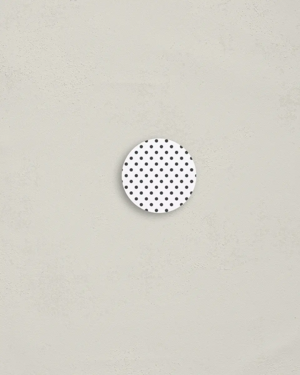 This is a 1¼" circle Envelope Seal called So Sharp! printed in full color