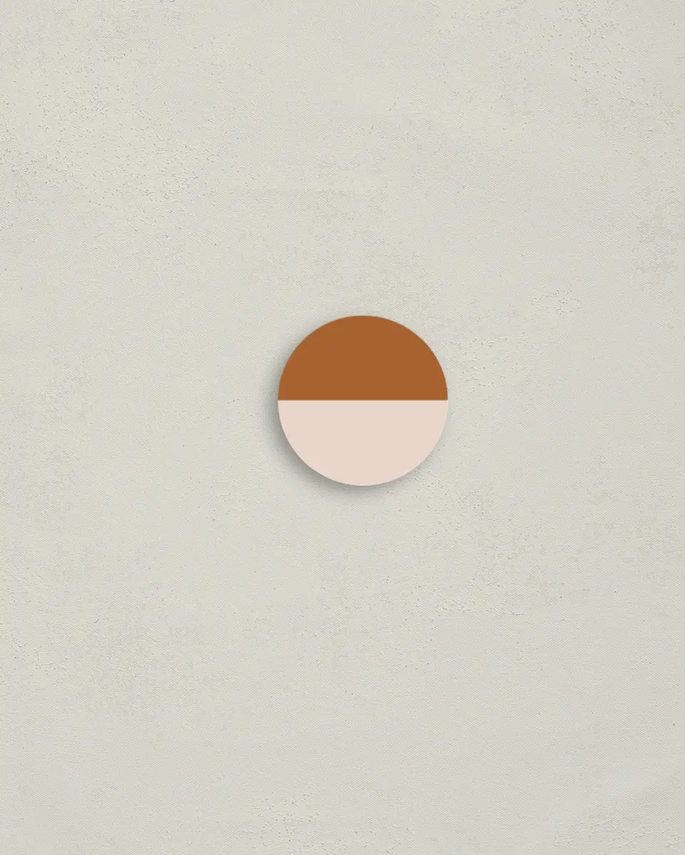 This is a 1¼" circle Envelope Seal called Our Beginning printed in full color