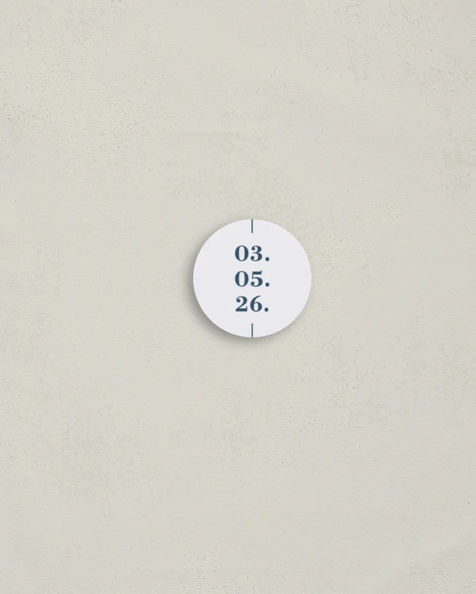 This is a 1¼" circle Envelope Seal called For Eternity printed in full color