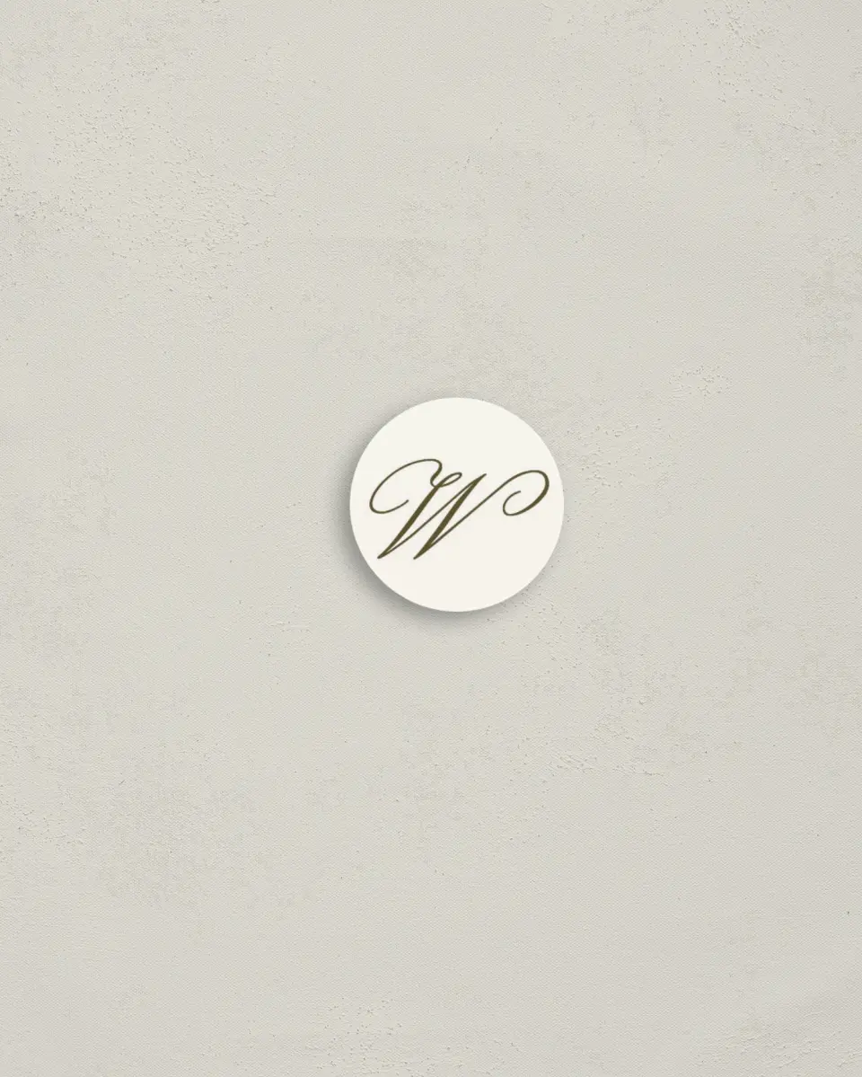 This is a 1¼" circle Envelope Seal called Ever After printed in full color