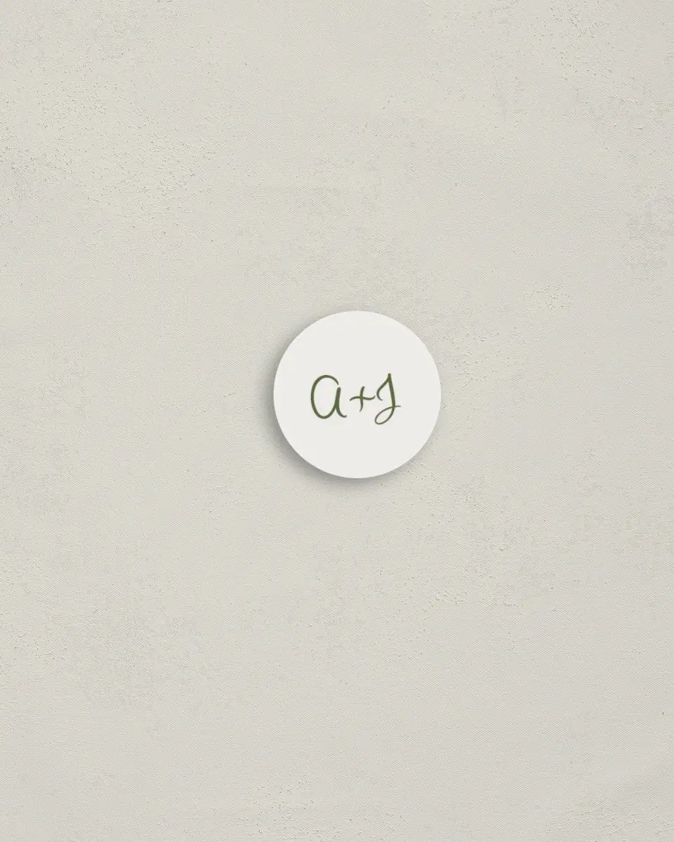 This is a 1¼" circle Envelope Seal called Sweet Woodland printed in full color