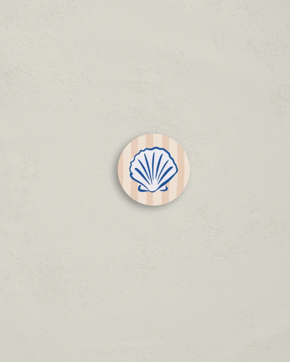 This is a 1¼" circle Envelope Seal called Abyssal Love printed in full color