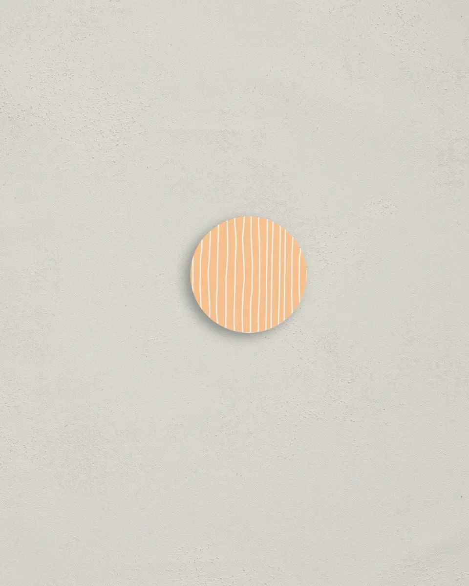 This is a 1¼" circle Envelope Seal called Vintage Beauty printed in full color