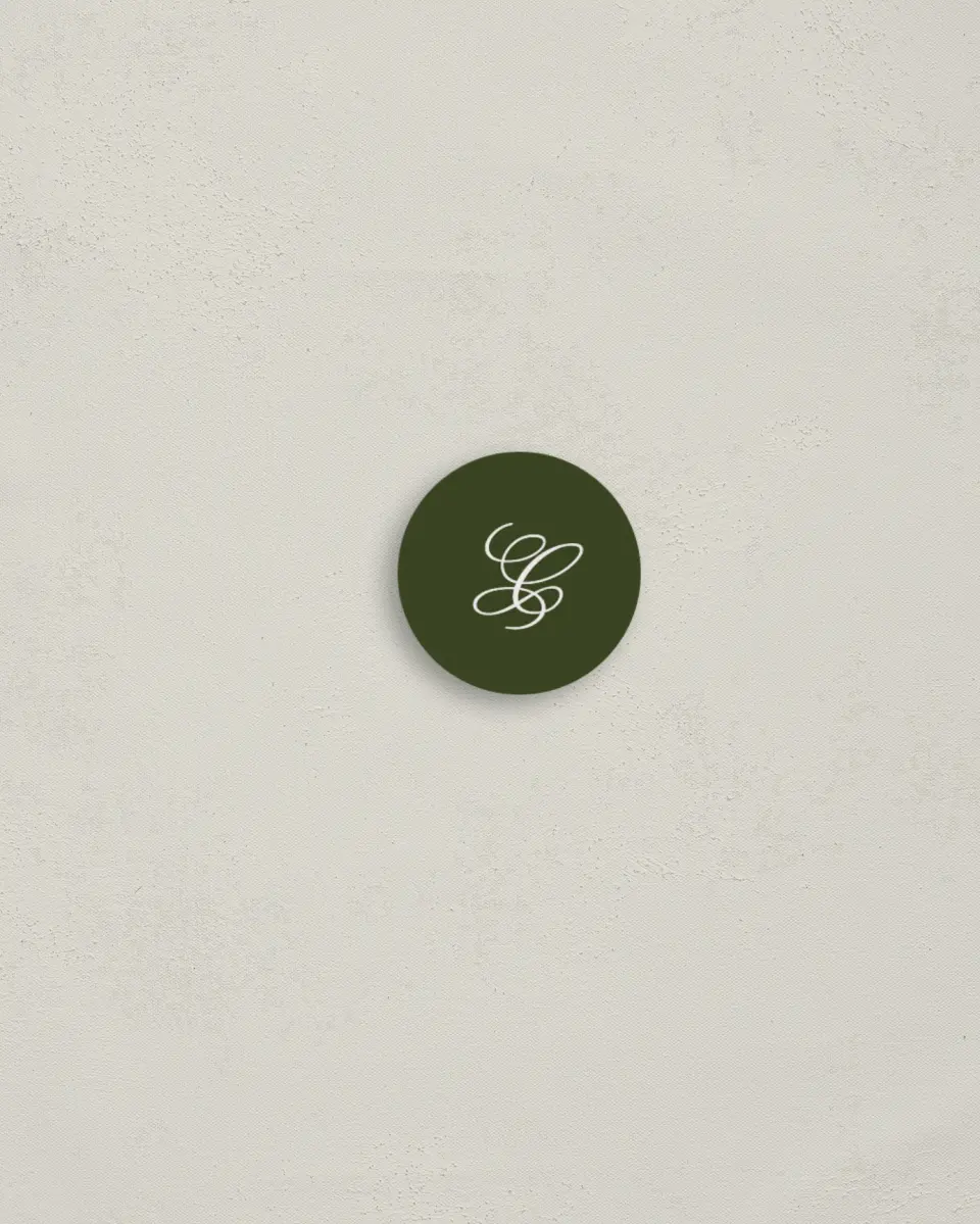 This is a 1¼" circle Envelope Seal called Peace & Happiness printed in full color