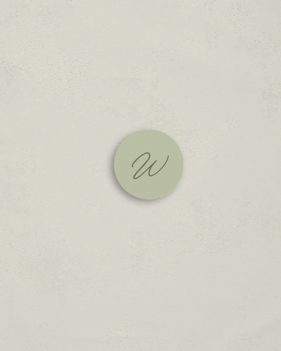 This is a 1¼" circle Envelope Seal called Season to Move printed in full color
