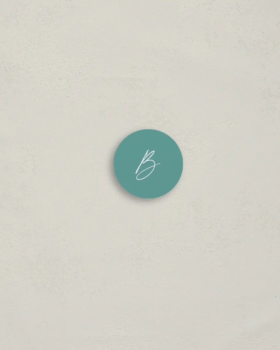 This is a 1¼" circle Envelope Seal called Bright Tidings printed in full color