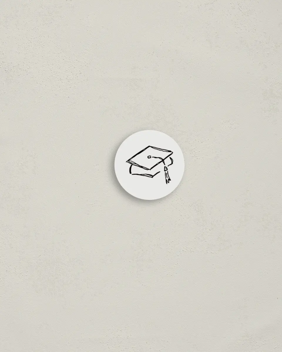 This is a 1¼" circle Envelope Seal called Art of Achievement printed in full color