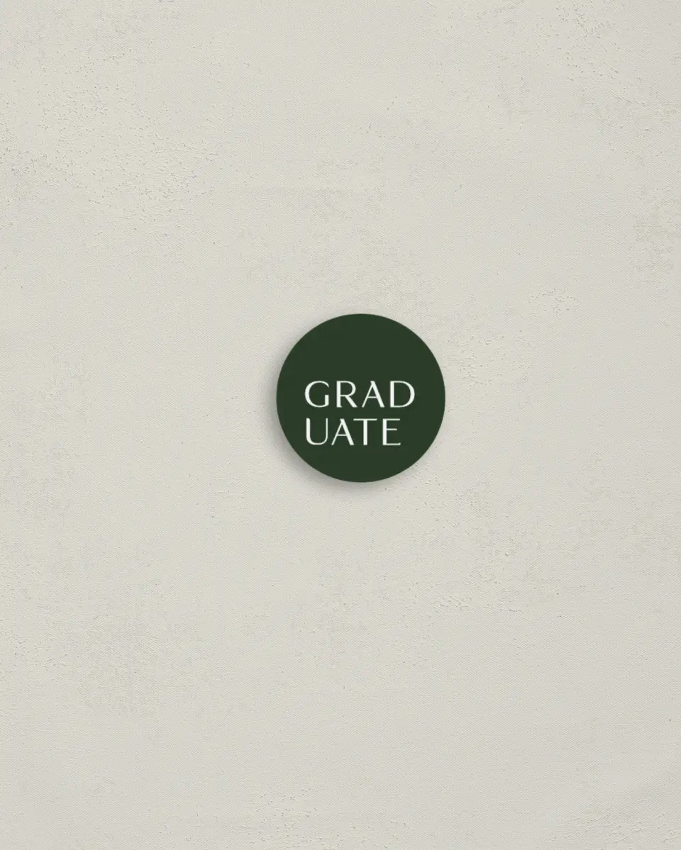 This is a 1¼" circle Envelope Seal called Spotlight Grad printed in full color