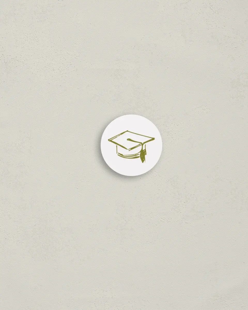 This is a 1¼" circle Envelope Seal called Grad Frame Art printed in full color