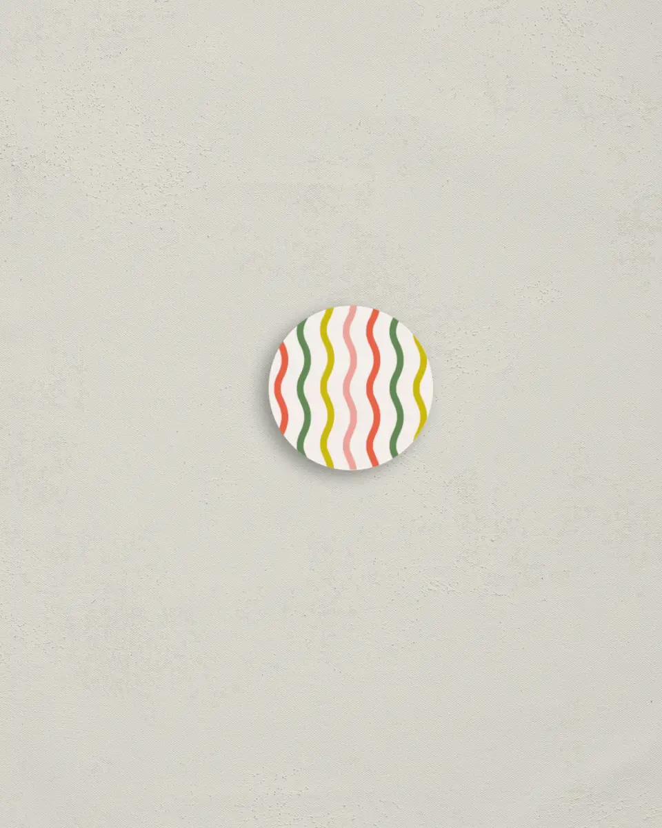 This is a 1¼" circle Envelope Seal called Oh So Very Merry printed in full color
