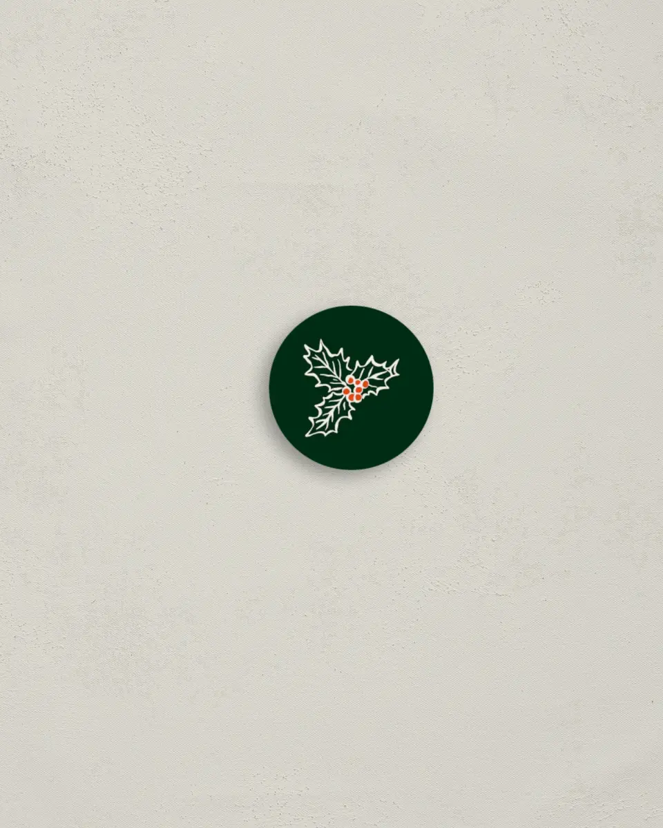 This is a 1¼" circle Envelope Seal called Corporate Celebration printed in full color
