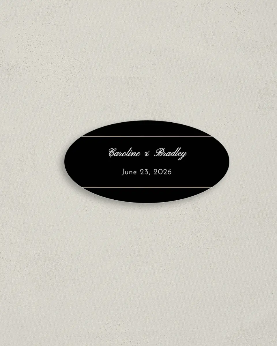 This is a 3" x 1½" Envelope Seal called Vision of Love printed in full color