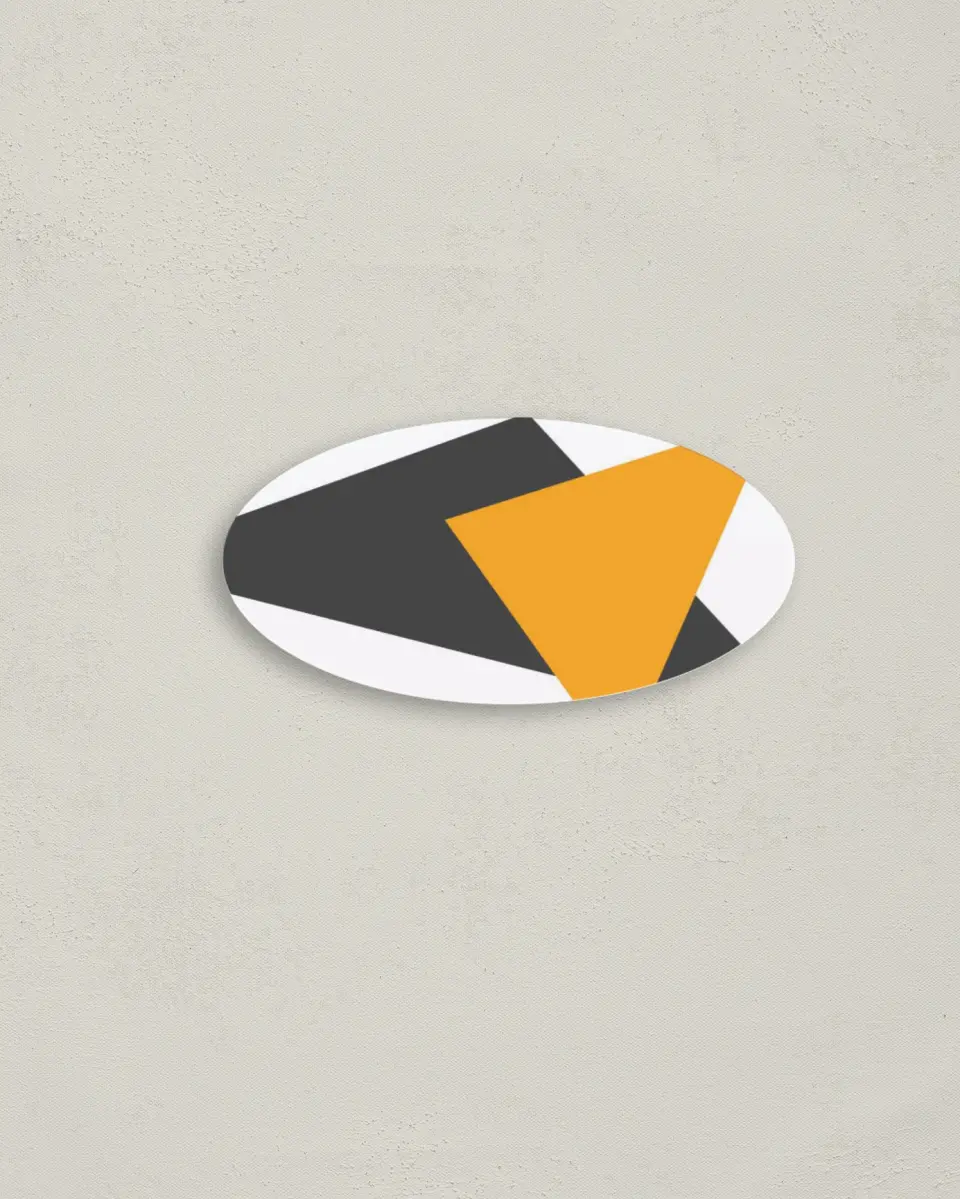 This is a 3" x 1½" Envelope Seal called So Sharp! printed in full color