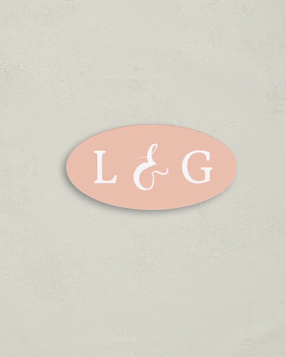 This is a 3" x 1½" Envelope Seal called Soon to Be printed in full color