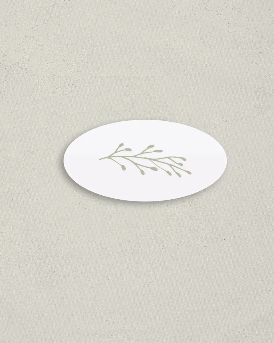 This is a 3" x 1½" Envelope Seal called Enchanting Crown printed in full color