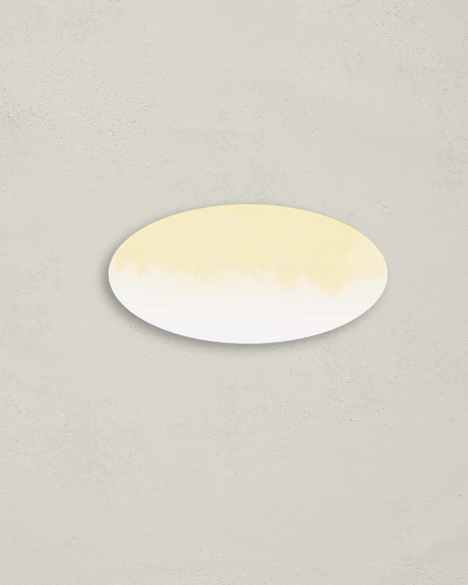 This is a 3" x 1½" Envelope Seal called Cascading Light printed in full color