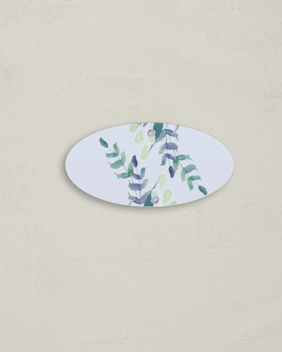 This is a 3" x 1½" Envelope Seal called Glorious Crown printed in full color