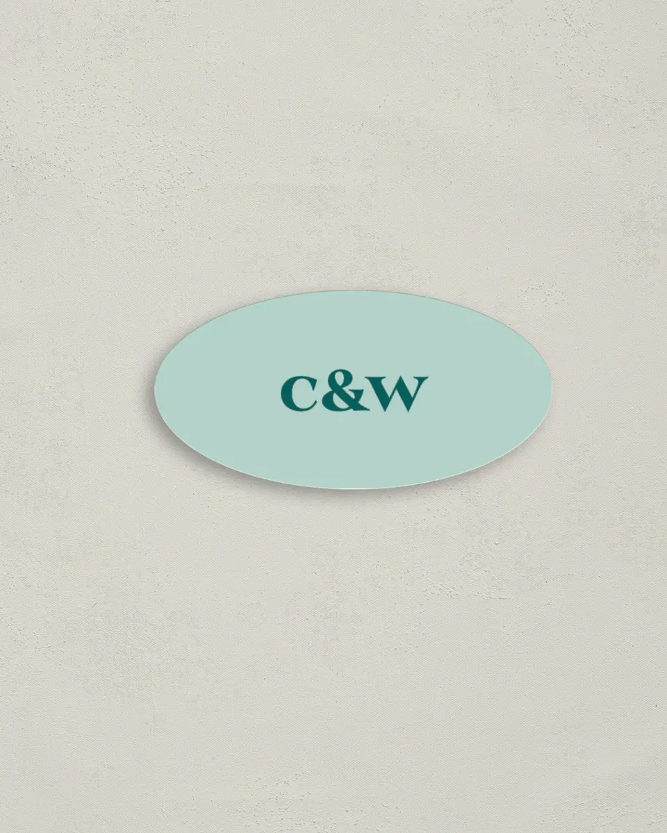 This is a 3" x 1½" Envelope Seal called Love Eternal printed in full color