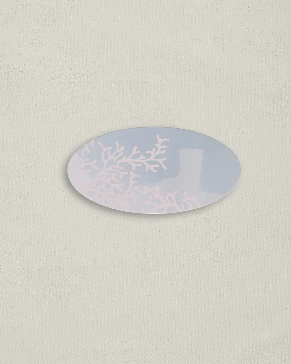 This is a 3" x 1½" Envelope Seal called Enchanting Sea printed in full color